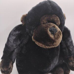 Preloved Black Plush  Stuffed Animal, Excellent Condition